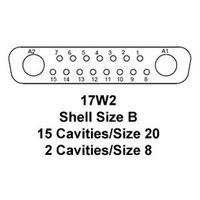 ITT Cannon DBMM-17W2S