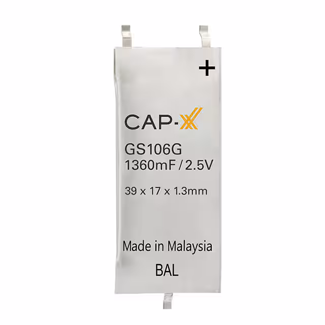CAP-XX Ltd Supercapacitors GS106G