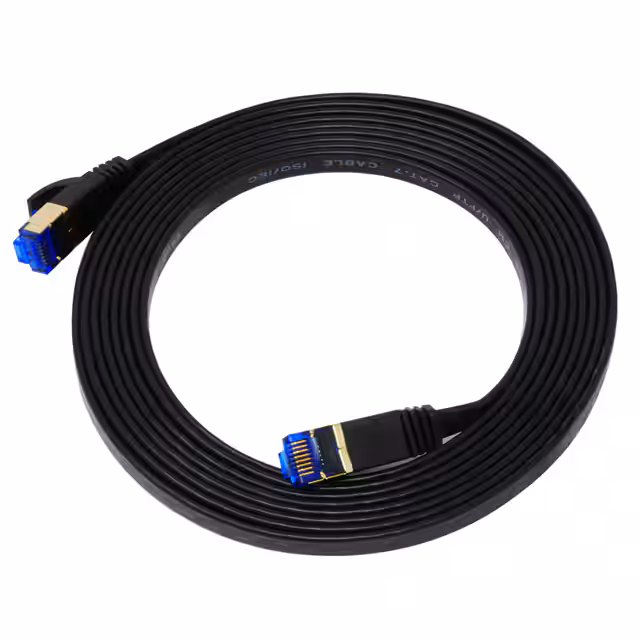 QualGear QG-CAT7F-10FT-BLK