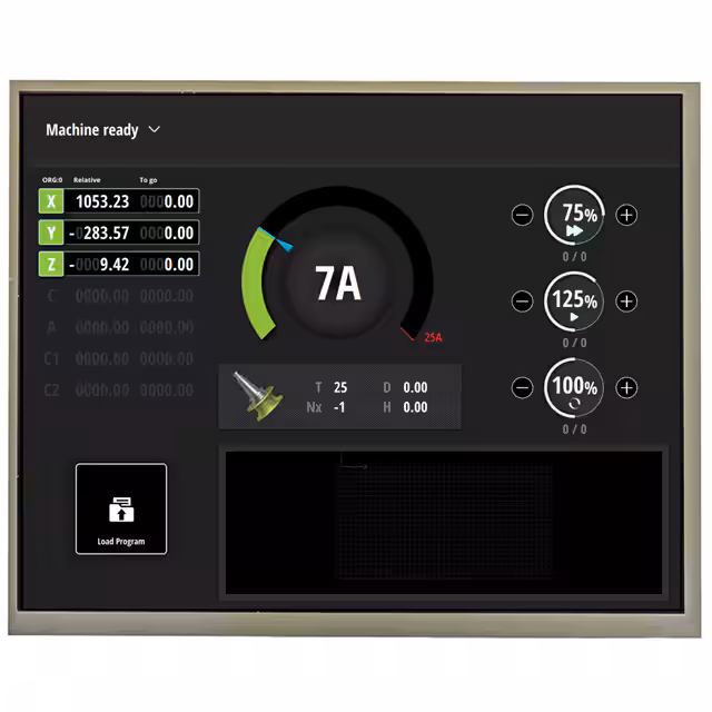 Midas Displays MDT1500AIS-LVDS