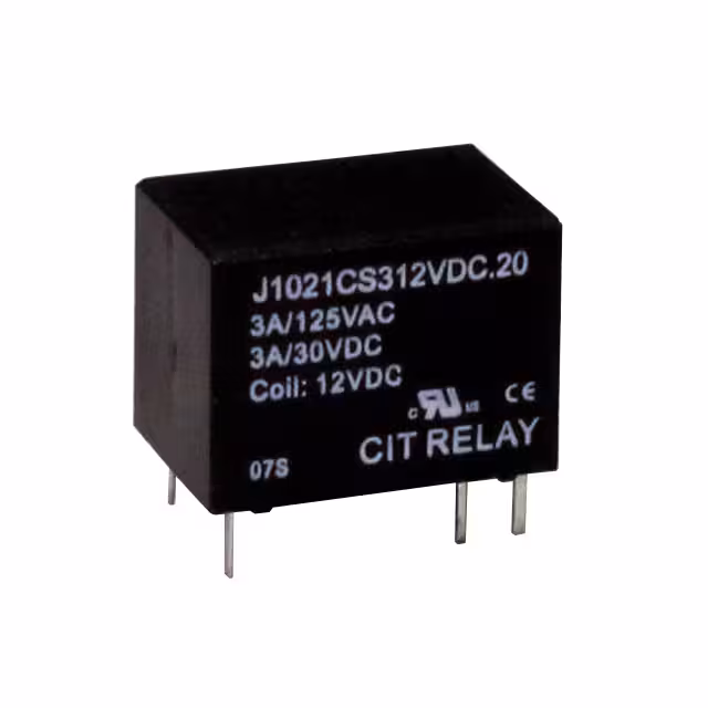 CIT Relay and Switch J1021CS312VDC.20