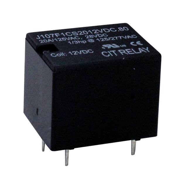 CIT Relay and Switch J107F1CS2012VDC.80