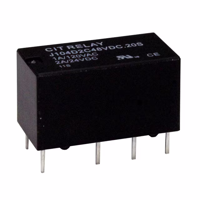 CIT Relay and Switch J104D2C48VDC.20S